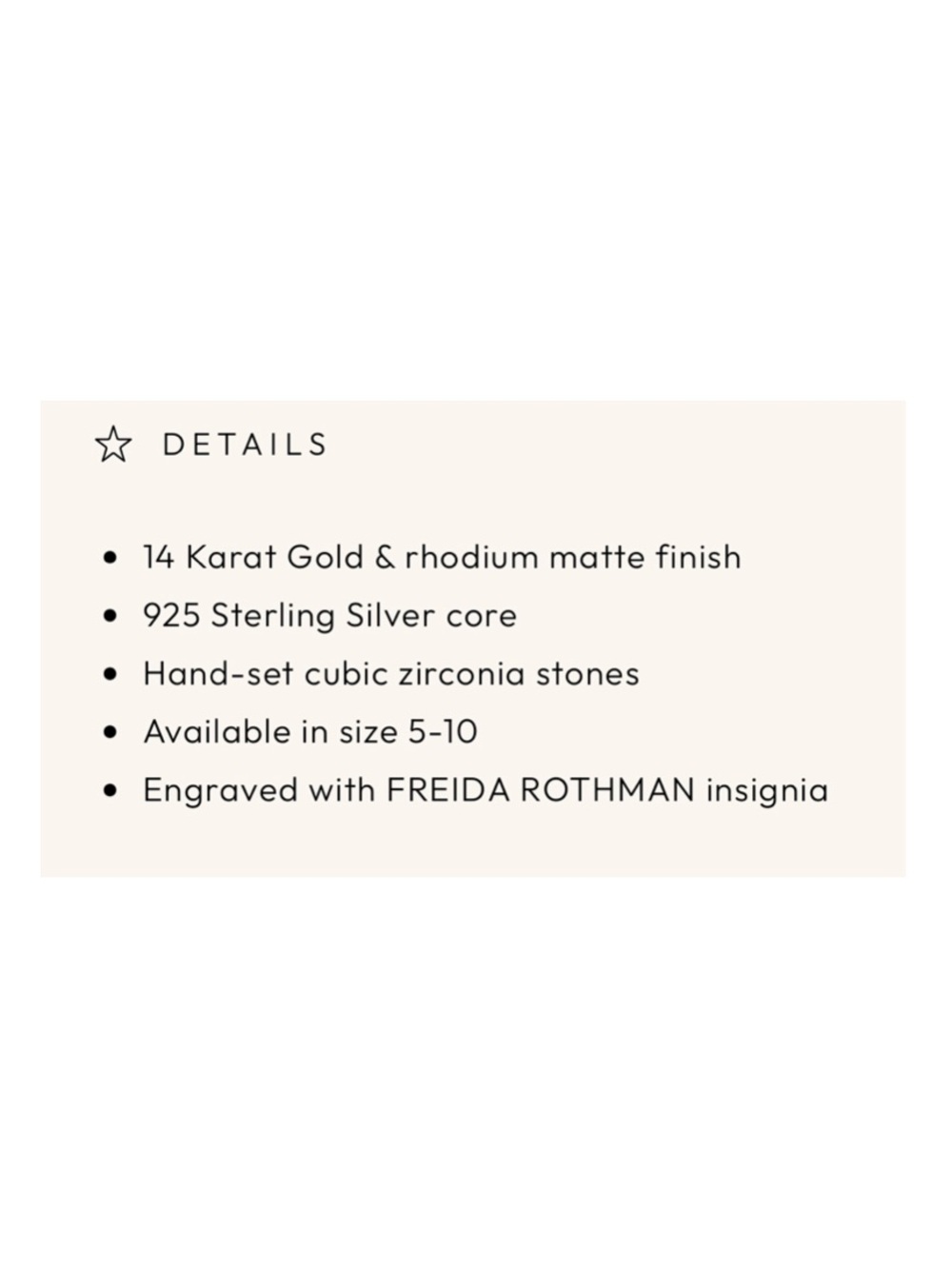 Freida Rothman TRIPLE MARQUISE RING in Silver Rhodium - Picture 15 of 16